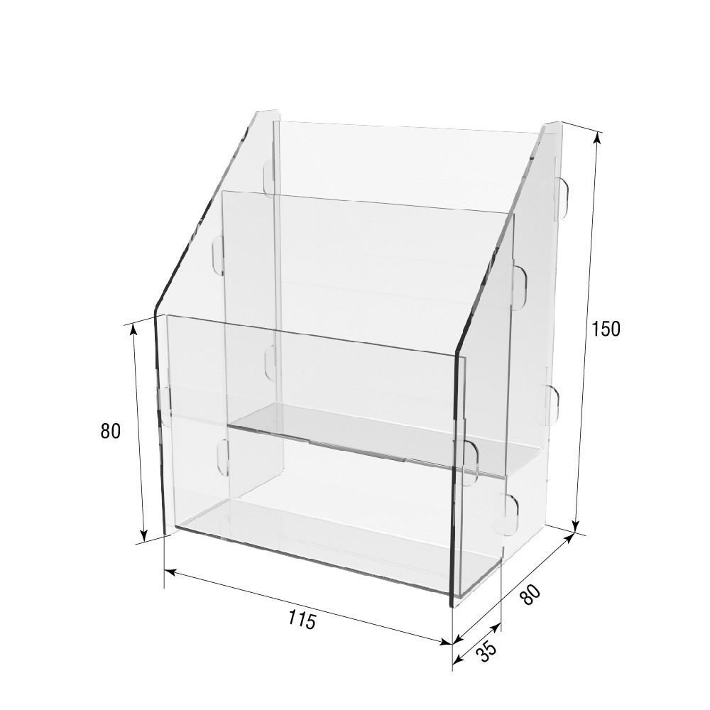 Товарна горка EKOSTAR на 2 полиці 115х80х150 Київ - фото 3