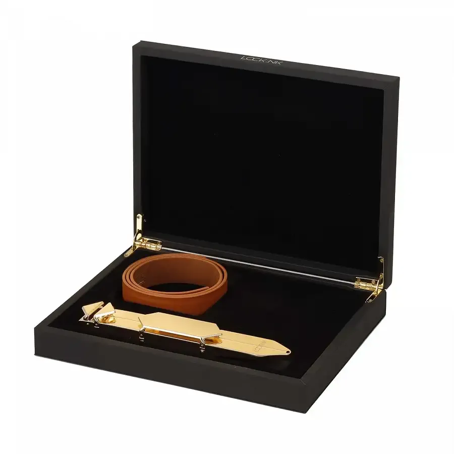 Регульована шльопалка LOCKINK Adjustable Slapper for Impact Play - Brown Львов - изображение 8