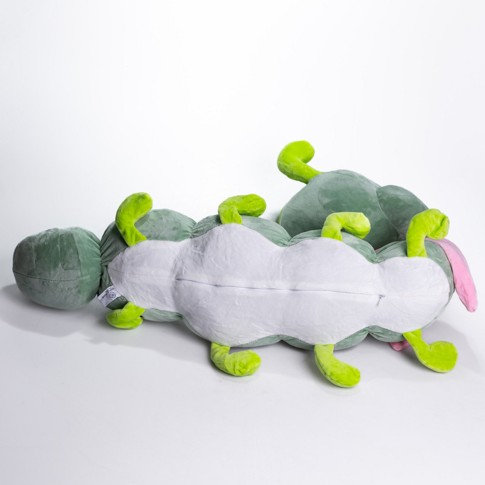 М'яка іграшка-подушка з пледом Гусениця 110×170 (см) плюшевий дитячий плед 3в1 Зелений 7127-GR Коломыя - изображение 3