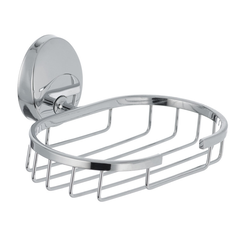 Мыльница настенная Zerix LR3302-2 металлическая решетка глубокая хромированная (LL1423) Черновцы - изображение 1