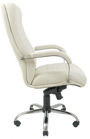 Офісне Крісло Керівника Richman Orion Fly 2200 Хром М1 Tilt Білий Київ