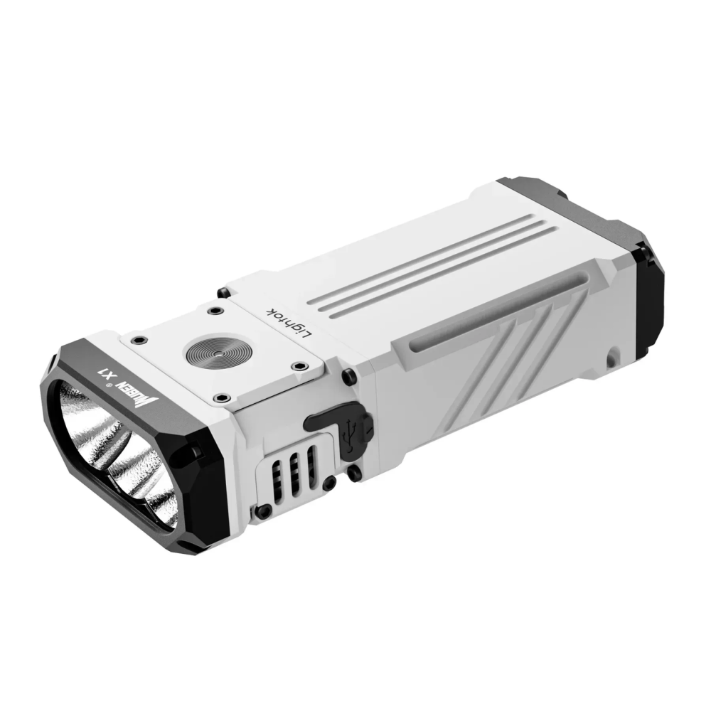 Ліхтар велофара Wuben X1 120000лм 303м 220 год 4800 мА·год з охолодженням (7 режимів) Білий Вінниця - фото 1