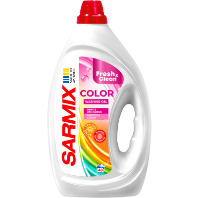 Гель для стирки Sarmix Color 1.9 л (4820268104762) Вінниця - фото 1