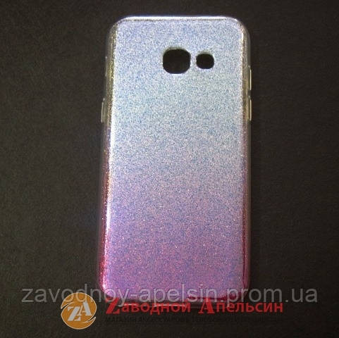 Samsung A3 2017 A320 чехол Rainbow блестки Одесса - изображение 2
