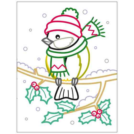 Детские цветные раскраски 