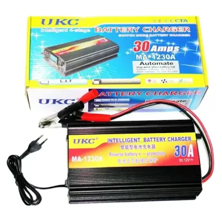 Зарядний пристрій для акумулятора BATTERY CHARGER 30A MA-1230A: імпульсний автозарядник 12V 30A з дисплеєм Одеса