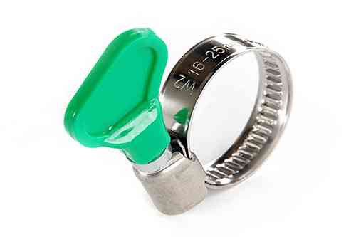 Нержавеющий червячный хомут с бабочкой W2 20-32мм, 50 шт APRO пачка Харьков