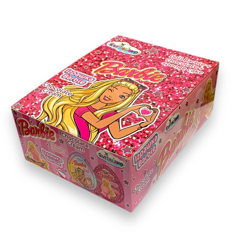 Упаковка яєць із сюрпризом Joy "Barbie", 15 гр, 12 штук, Vitaland Харків - фото 2