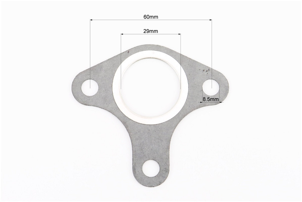 Прокладка глушника 173F/177F/182F/188F/190F, 3отв., коліно-глушник Киев - изображение 2