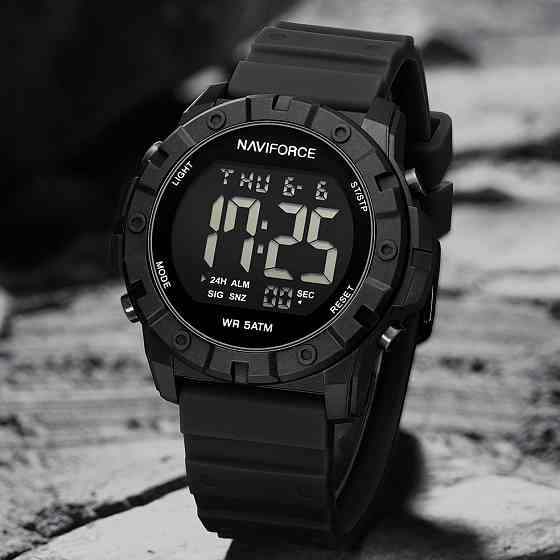 Годинник чоловічий водостійкий тактичний Naviforce Professional Brutal Green (2 ремінці) Київ