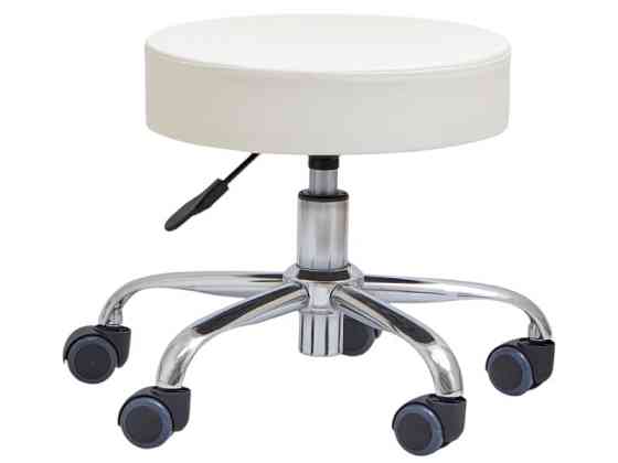 Стілець майстра педикюру мод. 305 на колесах, регулювання висоти Київ