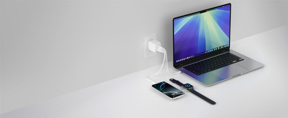 Мережевий зарядний пристрійBelkin BoostCharge Pro 3-Port GaN Wall Charger 70 W White (WCH018HQWH) ( 15313 ) Харків - фото 8