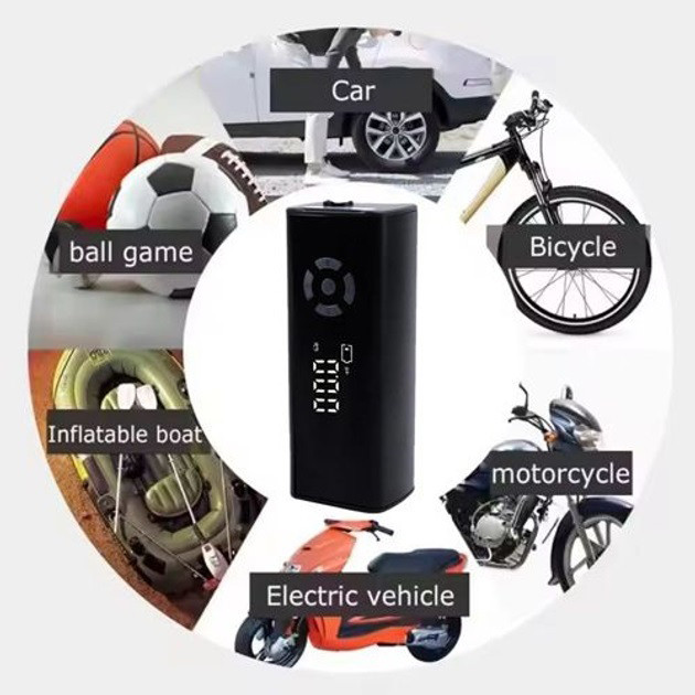 Портативный компрессор для машины MX20033, Мощный портативный воздушный компрессор насос KQ-57 Киев - изображение 10