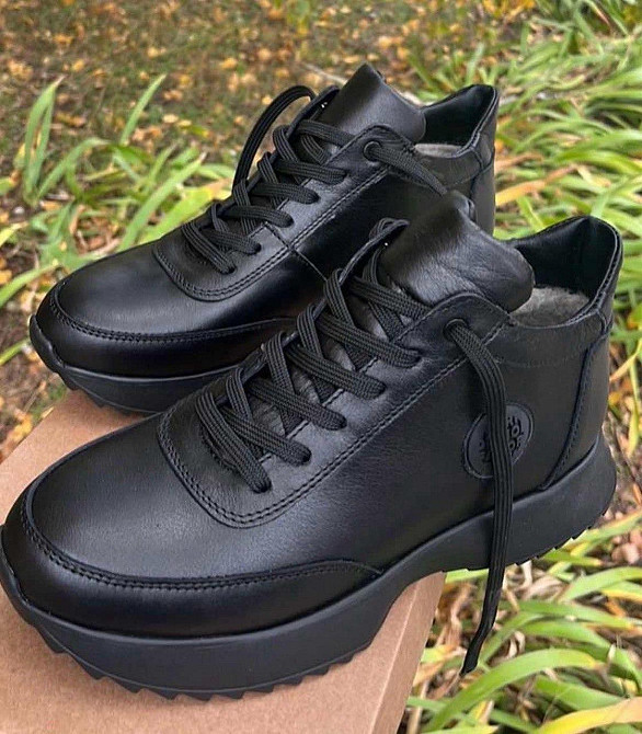 Masis Кроссовки женские MASIS черные натуральная кожа зимние 42р (5642) Коломыя - изображение 1