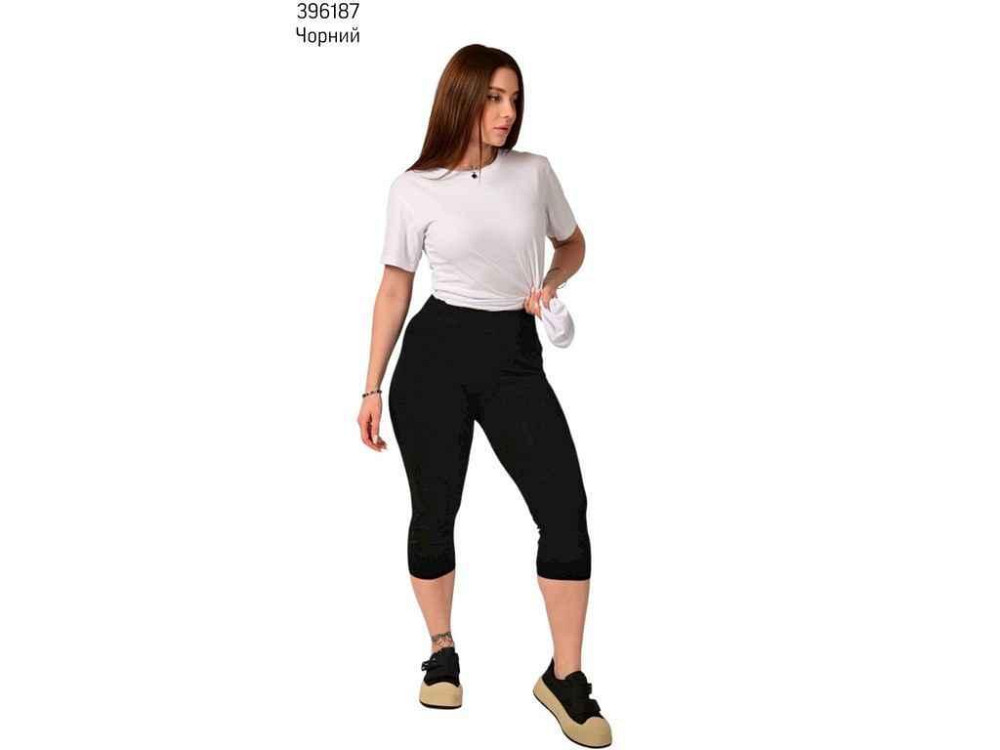 Велосипедки жен. 7100B арт.00-00396187 р.4XL-8XL черный ТМ FAMILY Киев - изображение 1