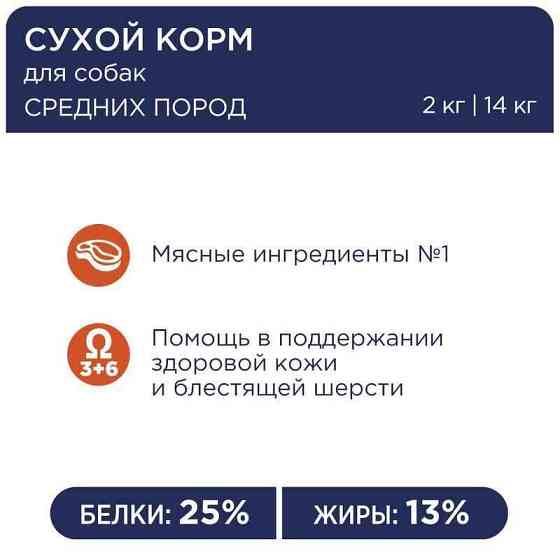 Club 4 Paws (Полуб 4 Лапи) Premium Adult Medium Breed Chicken сухий корм із куркою для собак середніх порід 14 кг Запоріжжя
