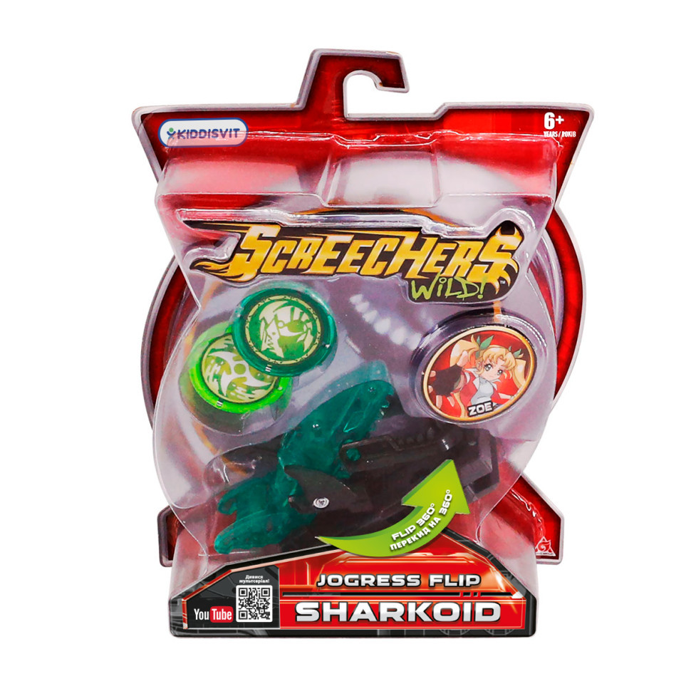 Машинка-трансформер Шаркоид Screechers Wild! EU684204 Винница - изображение 1
