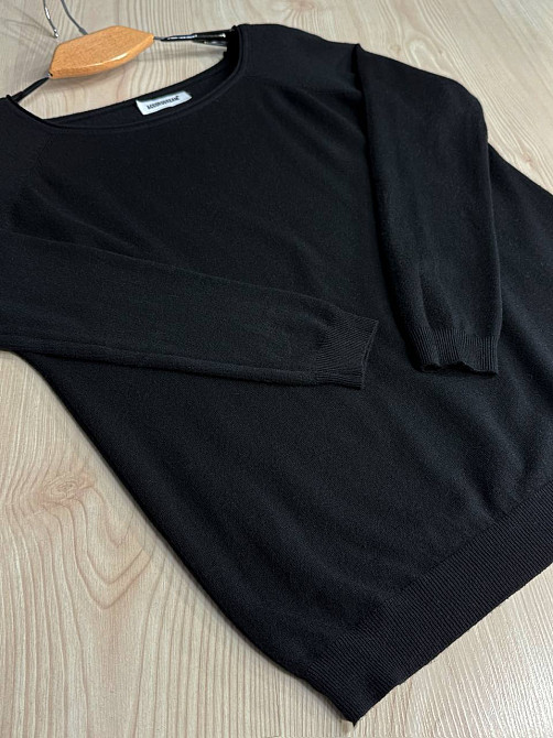 Джемпер жіночий ACCORDDREAM 9377 тонкий светр однотонний базовий, чорний, one size Київ - фото 20