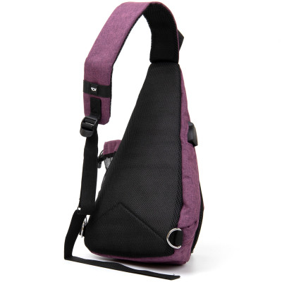 Сумка Vintage Унисекс через плечо смарт текстильная Малиновая (20552) Винница - изображение 2