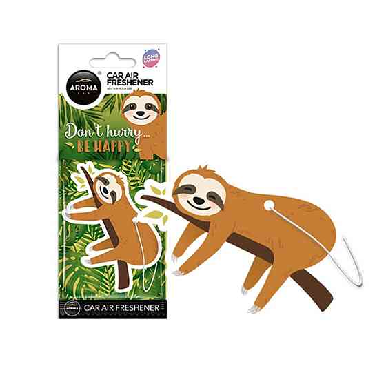 Ароматизатор Aroma Car Cellulose ANIMALS - Sloth Daisy сухий Киев