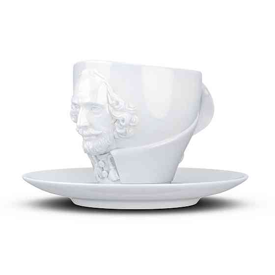 Чашка с блюдцем Tassen Уильям Шекспир (260 мл), фарфор Ровно