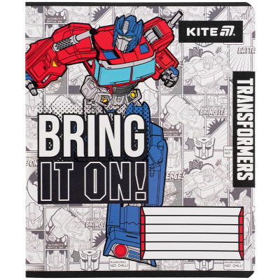 Тетрадь Kite Transformers, 12 листов, клетка (TF25-232) Винница - изображение 12