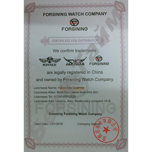 Чоловічий годинник Winner Salvador Вінниця - фото 4