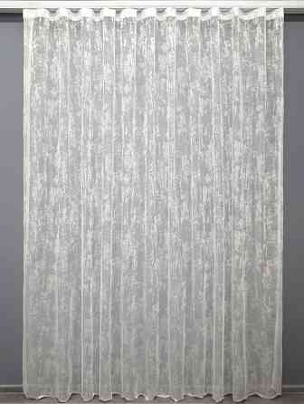 Тюль VR-Textil 1402т Мармур Жакард Кремовий 400х250 см (43-132) Київ