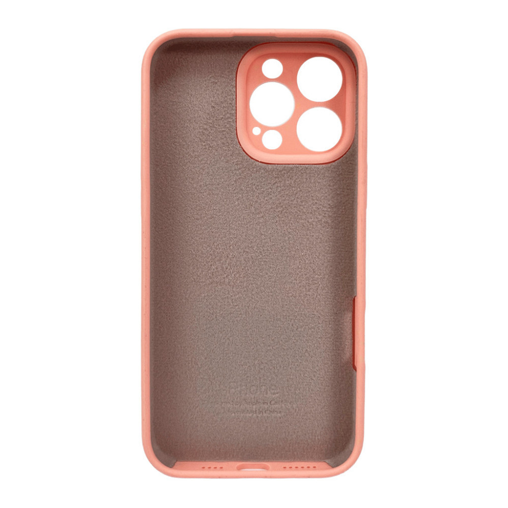 Чохол для смартфона Silicone Full Case AA Camera Protect for Apple iPhone 16 Pro 37,Grapefruit Київ - фото 3