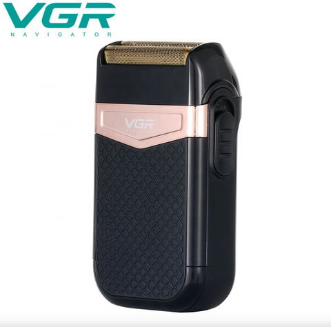 Електробритва VGR V-331 бездротова USB Type-C IPX4 подвійна сітка 2 насадки для сухого та вологого гоління Одеса - фото 8