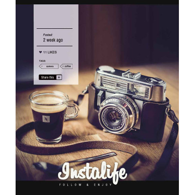 Тетрадь Школярик Instalife 96 листов линия (096-3389L) Винница - изображение 1