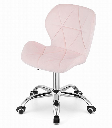 Крісло офісне комп'ютерне Just Sit RIVELLO Velvet велюр для комп'ютера, офісу Б2905 Рожевий Київ - фото 6