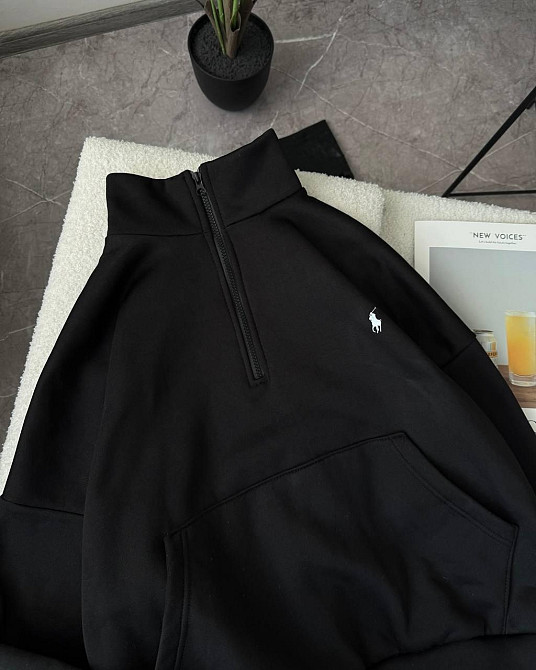 Жіночий утеплений оверсайз світшот тринитка на флісі 42-48 Одеса - фото 2