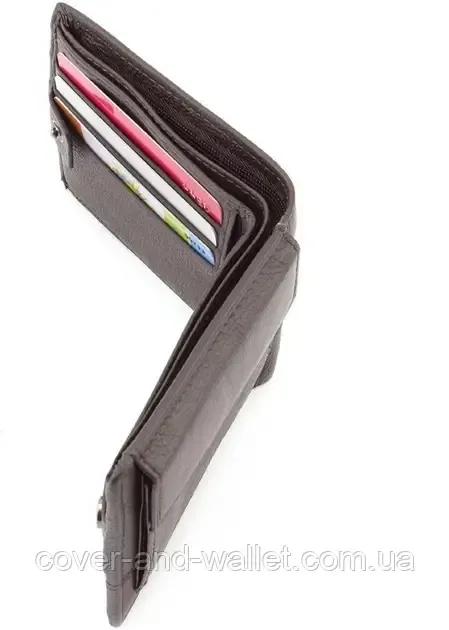 Небольшой кожаный мужской бумажник с монетницей Tailian Киев - изображение 6