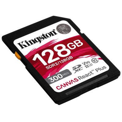 Карта памяти Kingston 128GB SDXC class 10 UHS-II U3 Canvas React Plus (SDR2/128GB) Винница - изображение 2