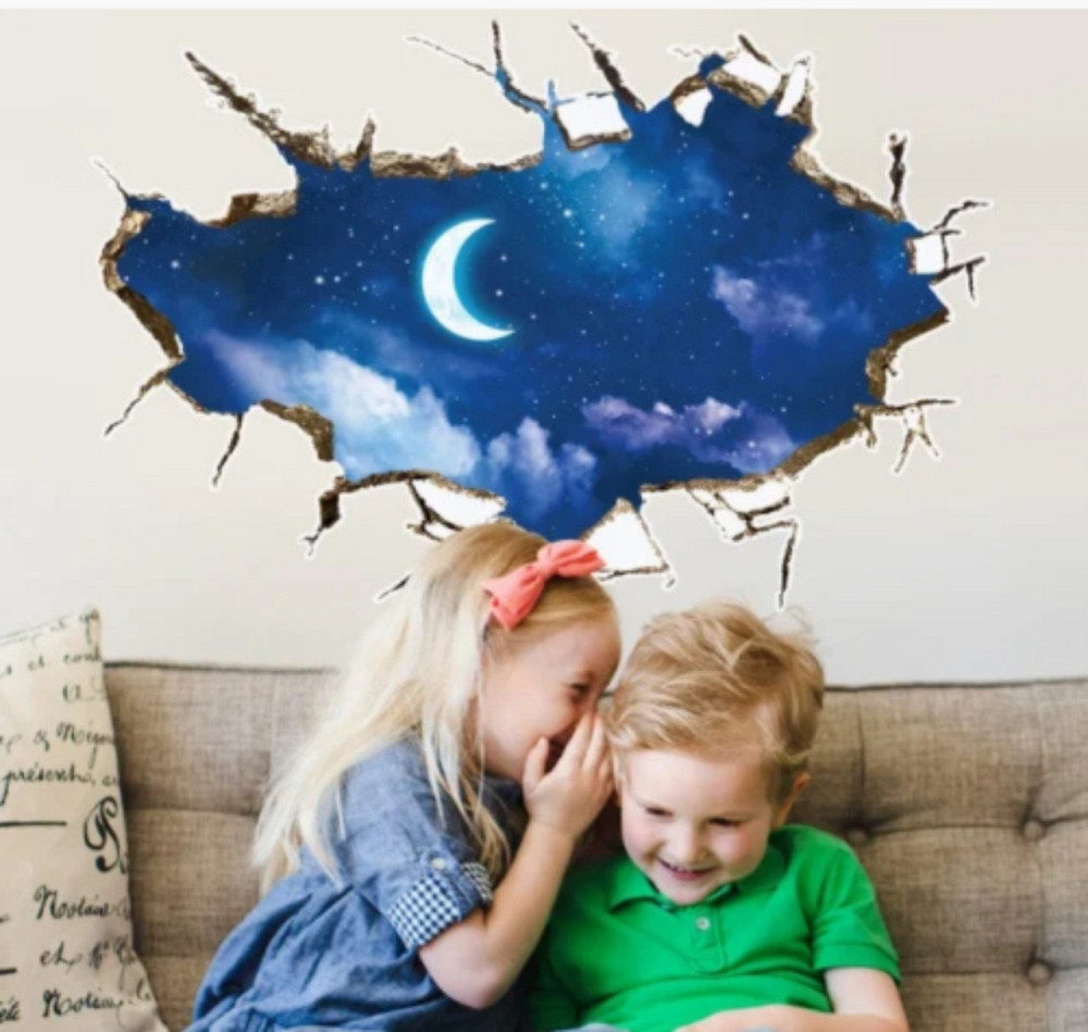 Декоративная наклейка Ночное небо Киев - изображение 7