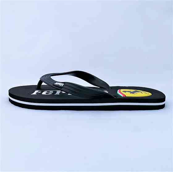 Чоловічі В'єтнамки Капці FERRARI Шльопанці Чорні Шльопанці (розміри: 41,42,43) Дніпро