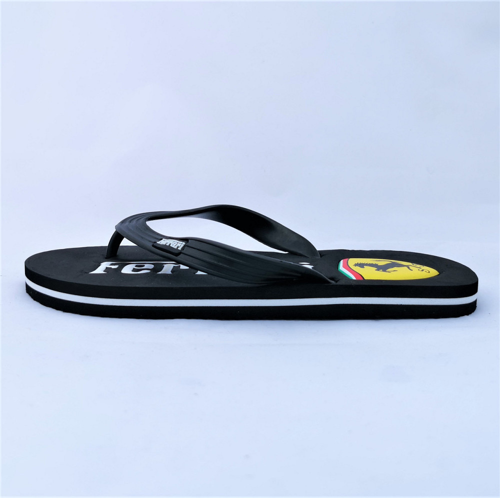 Чоловічі В'єтнамки Капці FERRARI Шльопанці Чорні Шльопанці (розміри: 41,42,43) Дніпро - фото 3