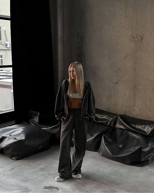 Женский трендовый костюм двойка 44/46 Одесса - изображение 4