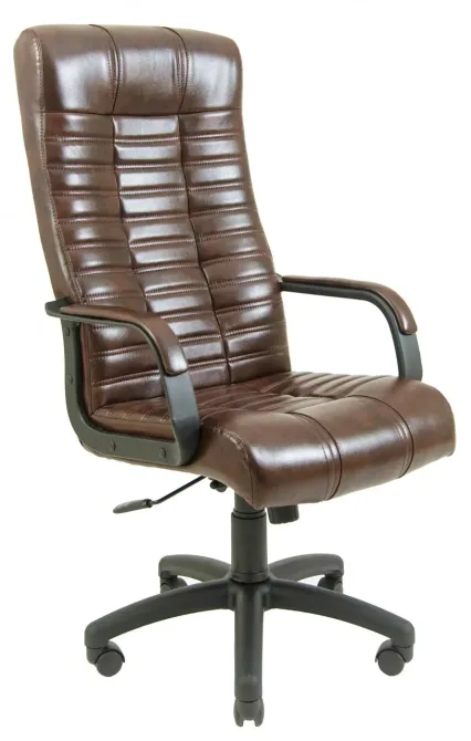 Офісне Крісло Керівника Richman Atlant Titan Dark Brown Підлокітник Річ Пластік М1 Tilt Коричневий Київ - фото 1