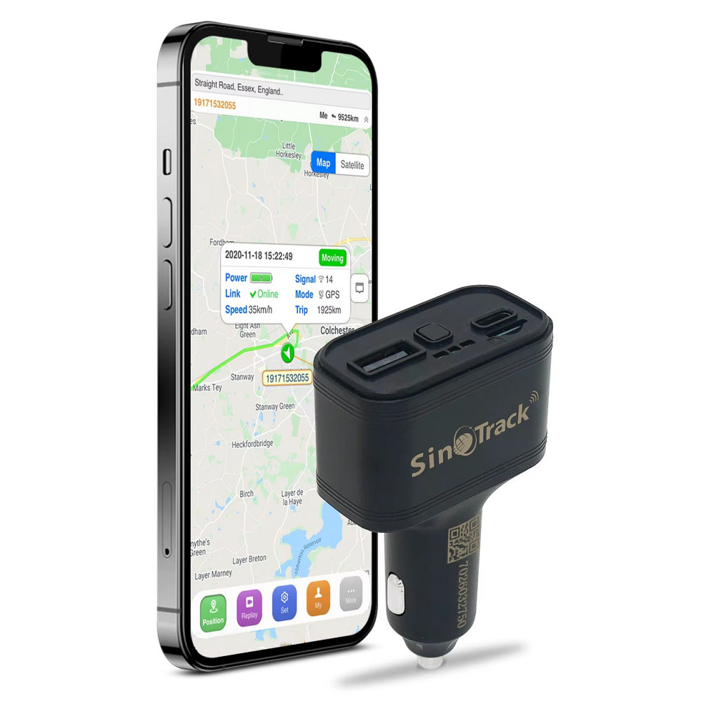 Автомобільний GPS-трекер SinoTrack ST-909L 4G з мікрофоном у прикурювач Вінниця - фото 2