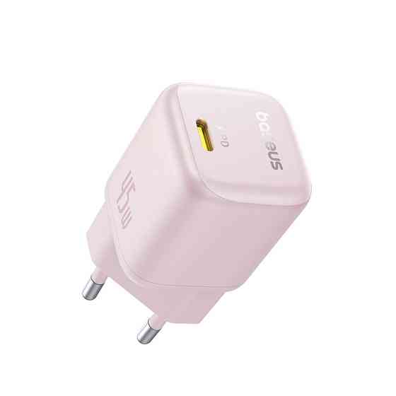 Зарядное устройство Baseus PicoGo 45W, розовое Киев