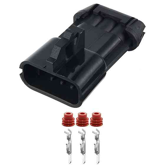 Роз'єм конектор 3-кон., 15300003, APTIV (Delphi) Америка, Корея, Японія, Америка, Buick, Cadillac, Chevrolet, Daewoo, GMC 40612 Київ