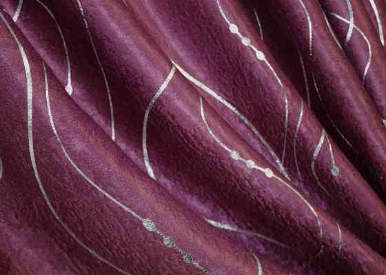 Комплект готовых штор VR-Textil Софт Лиана № 459ш Малиновый 100х270 см 2 шт (31-810) Киев