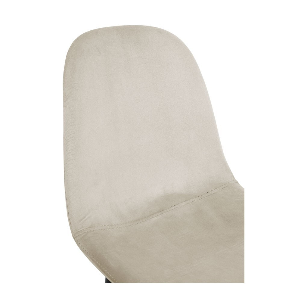 Стілець крісло барний м'який MacaoDesign U Jasmine 21 високі ніжки Світло-бежевий Київ - фото 5