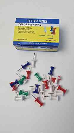 Кнопка "ECONOMIX" силов,в карт кор 36шт (41102)  (1 пачка) Харків