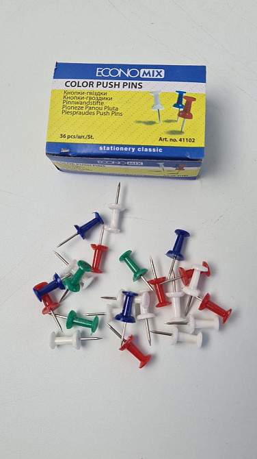 Кнопка "ECONOMIX" силов,в карт кор 36шт (41102)  (1 пачка) Харків - фото 1