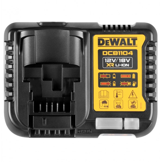 Профессиональное зарядное устройство + 3 шт АКБ 18V 5Ач DeWALT DCB1104P3 Киев