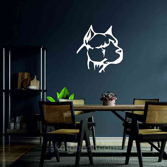 Декоративне настінне Панно «Стафф», Декор на стіну 70*67 см, Білий Київ