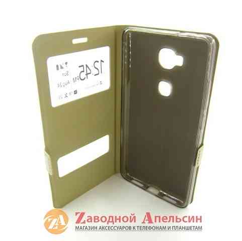Чохол книжка Huawei Honor 5X GR5 Smart Case gold Одеса